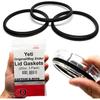 Captain O-Ring – Replacement Lid Seal Gaskets for Yeti Stainless Steel Ulated Tumbler Mugs (3 Pack) [20 Oz Lid Size]