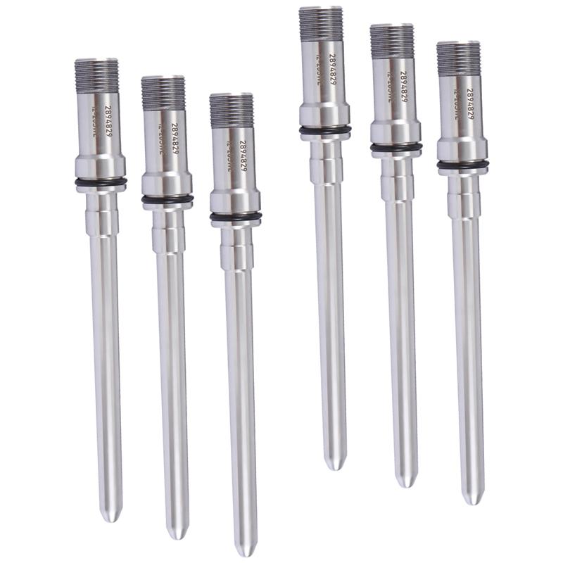 

6Pcs Fuel Supply Injector Connectors Injector Guide Tube 2894829 Accessories Parts For Cumm ISX15 Diesel Engine-A87Q срібний