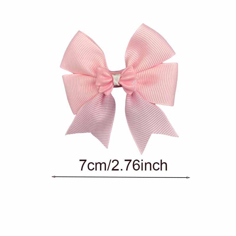 Nuova Pinza per Capelli a Forma di Fiocco Color Caramella Transfrontaliera per Bambini: Accessori Semplici per Capelli e Copricapi