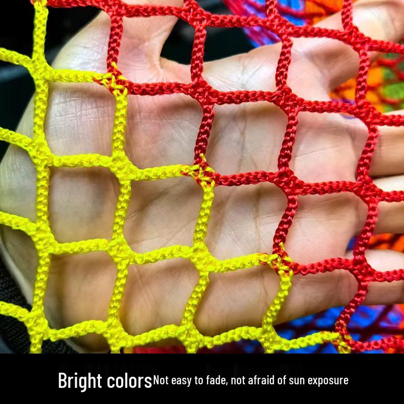 Многоцветная безузловая защитная сетка из нейлона для развлечений и изоляции