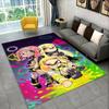 Funny Splatoon 3 Cartoon Game Carpet Rug for Bedroom Living Room Sofa Playroom Doormat Home Decor,Kid Area Rug Non-slip Gift