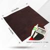 Soletec Genuine Suede Thick Cowhide Pieces for Crafts and Coffee Leather, Square, Sheet, Pre-Cut Sewing, Suede, 1.5-1.7mm (35.5x35.5cm)