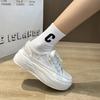 Thick-soled mesh women's muffin bottom spring and summer new breathable height-increasing casual women's shoes versatile single shoes