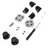 Controller Replacement Kit for PS5 Handle Conductive Rubber Pad Rocker 3D Plastic Cap L12 Replacement Buttons Set