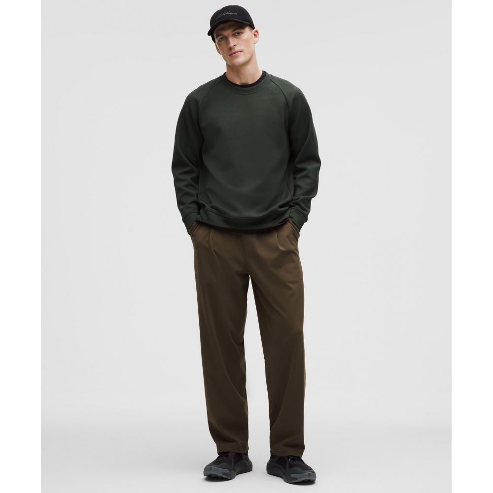 Lululemon Smooth Spacer Classic Fit Crew Rainforest Green