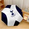 T-Tottenham Hotspur Umbrella with Automatic Open/Close & Self-8-Rib Heavy-Duty Umbrella, Compact Travel Umbrella Suitable for Outdoor