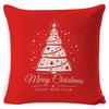 Christmas Pillowcase Gray and White Plaid Office Lumbar Support Home Bedside Cushion Car Neck Cushion