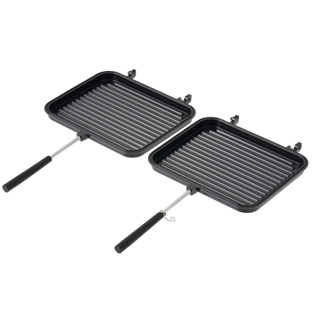 LOGOS Grill Sand Pan 81062246 Black Width 23 X Depth 41 X Height (Approx.) 4.5cm