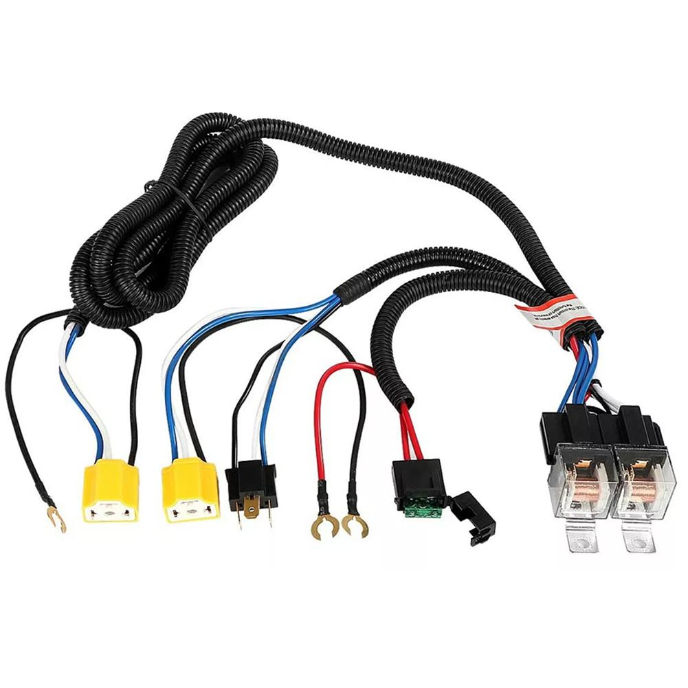 H4 LED Headlights Relay Wiring Harness Kit H6054 7x6 5x7 for Tacoma 1995-1997 Pickup 1988-1995