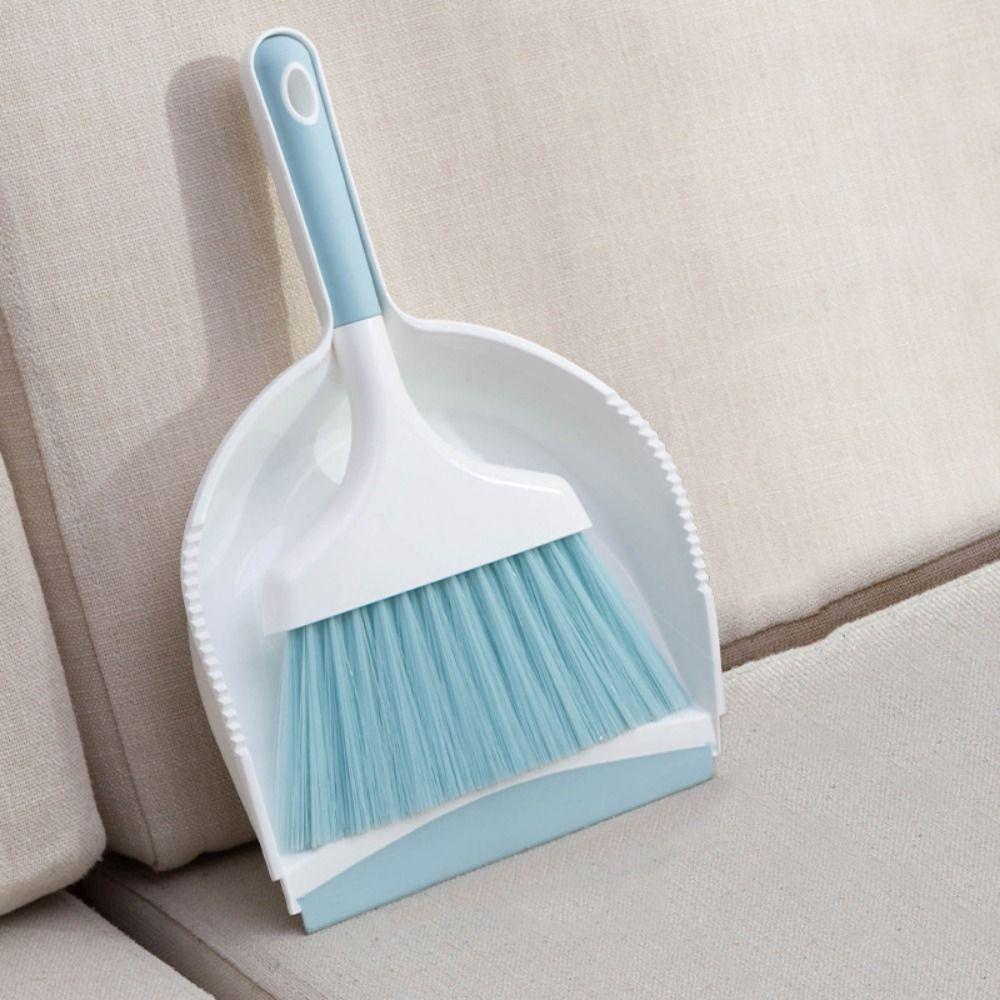 Handheld Mini Dustpan and Brush Set Flexible Desktop Mini Broom Set  Window Gap Cleaning