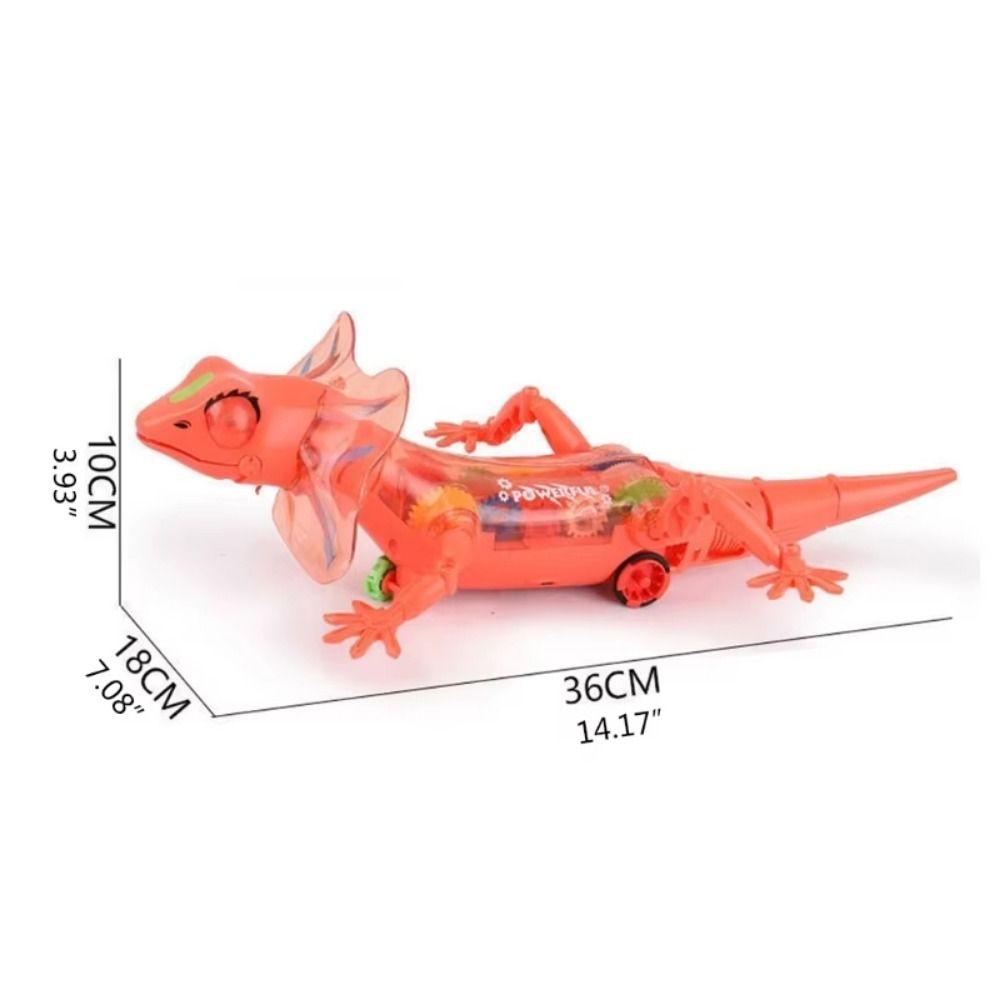 Lizard Electronic Pets Lizard Sounds Lights Crawling Electronic Animal Model  Girl