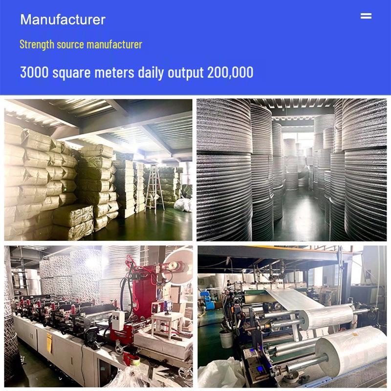 Selbstklebender Verschluss Aluminiumfolie Isolierte Tasche zur Kaltlagerung: Ideal für Kuchen, BBQ, Meeresfrüchte und zum Mitnehmen.