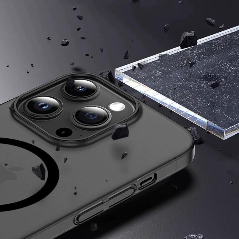 Ultrathin Wireless Charge Magsafe Phone Case For iPhone 111 12 13 14 15 Pro Max Plus Transparen Matte Magnetic Bumper Cover