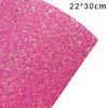 22x30cm/ Sheet Faux Leather Rainbow Chunky Glitter Fabric For Handmade Coin Purse Bag Diy Bows Hair Accessories Craft Material