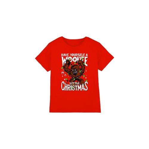 STAR WARS Childrens/Kids A Wookie Little Christmas T-Shirt