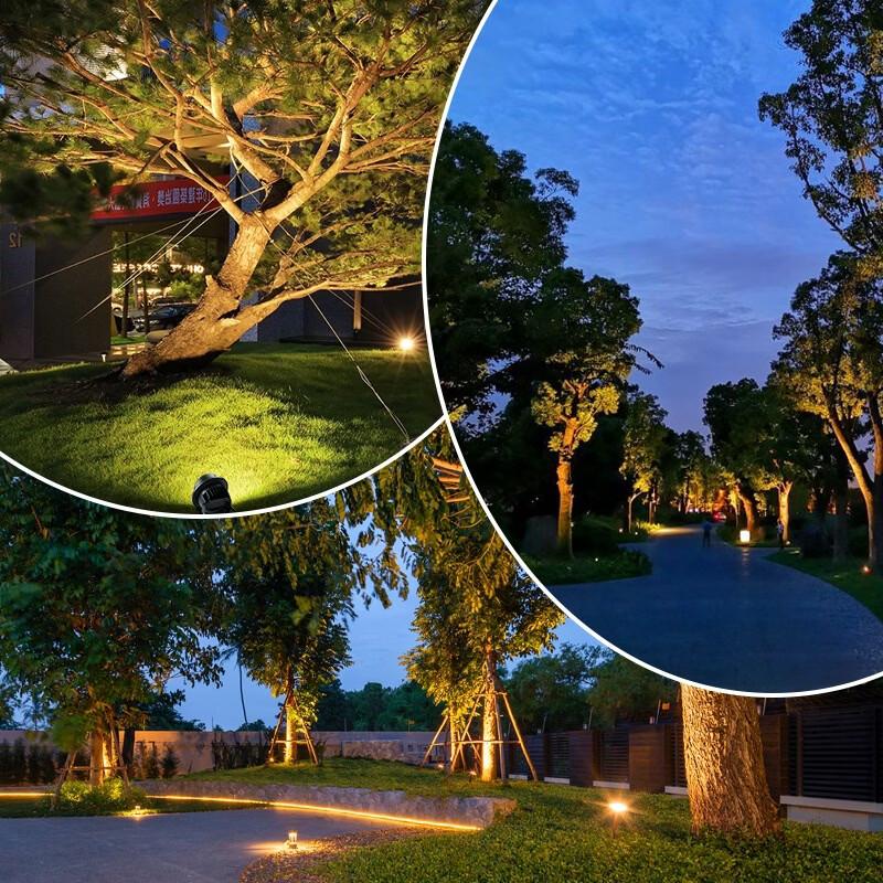 3W RGB Color Changing Outdoor Tree Spotlight