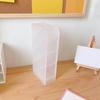 Pen Holder 4 Grids Large Capacity Plastic Multi-functional Lipstick Makeup Brush Organizer for Daily Use
