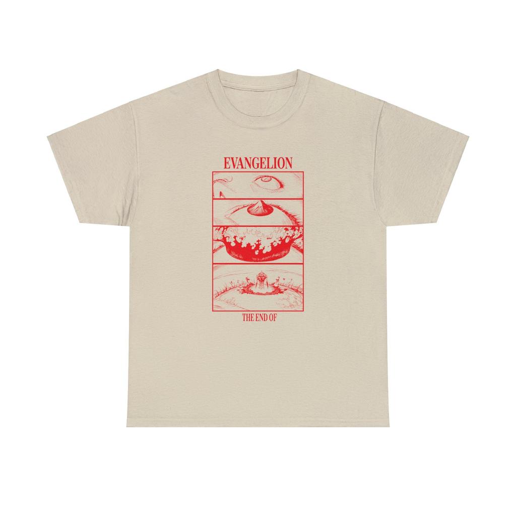 2026 Summer New Style Evangelion HighQuality Comfortable Mens Printed Roundneck Tshirt