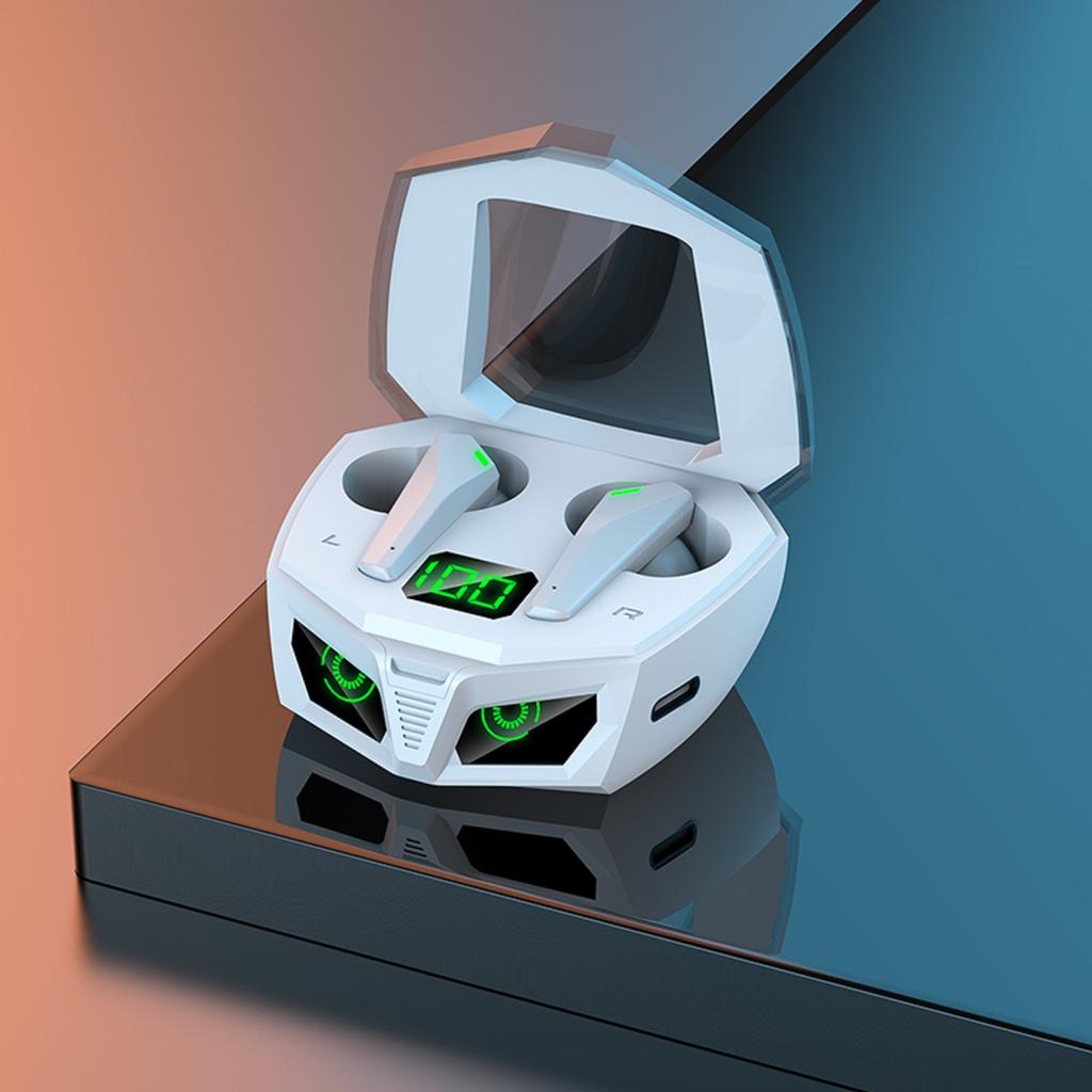 Bluetooth Headphones Ear Buds With LED Power Display Charging Case Earphones In-Ear Earbud With Microphone For Phone & Computer