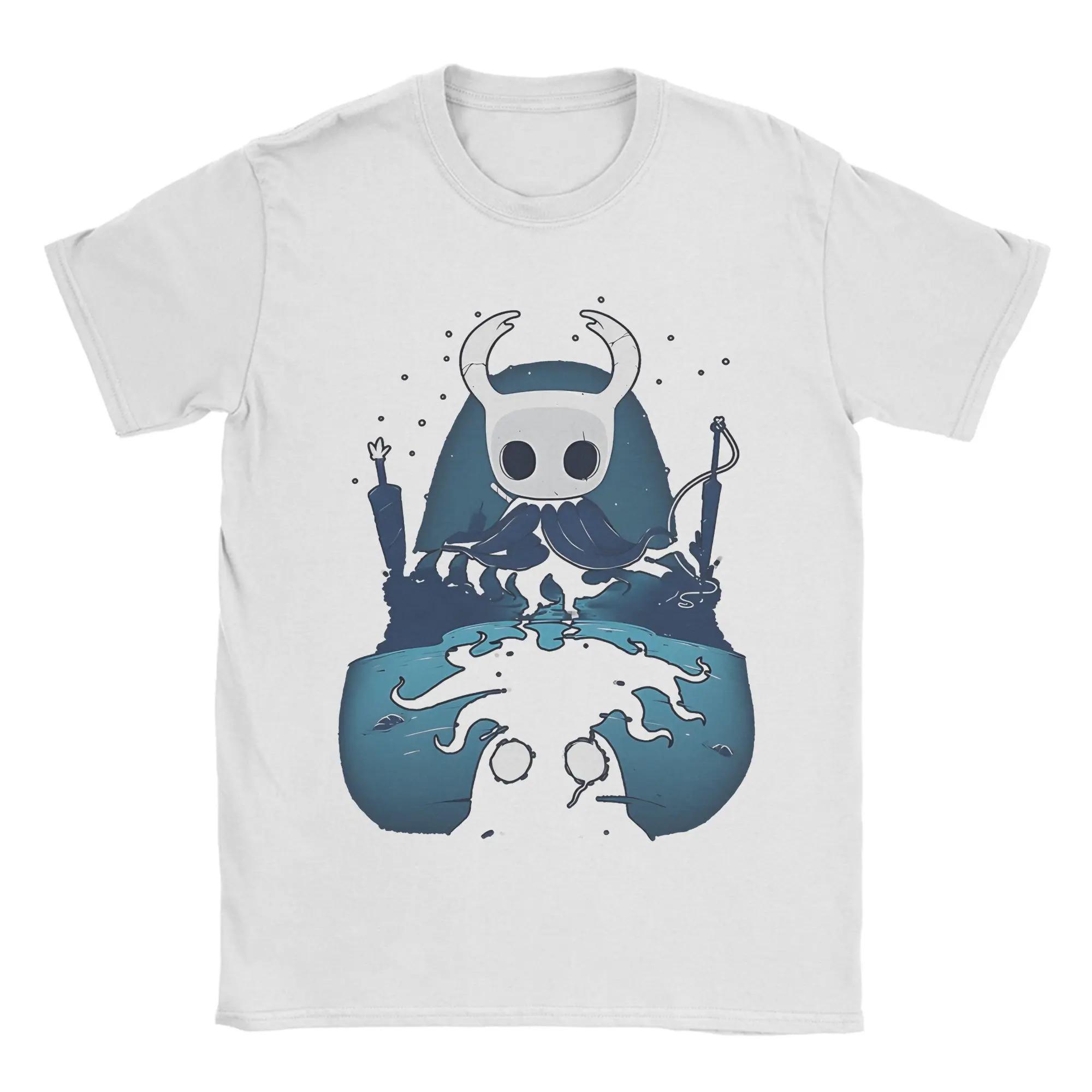 

2026 Hollow Knight Reflection TShirt for Unisex Cotton Crew Neck Short Sleeve Plus Size Tops WOMEN And Unisex Tshirt 4XL