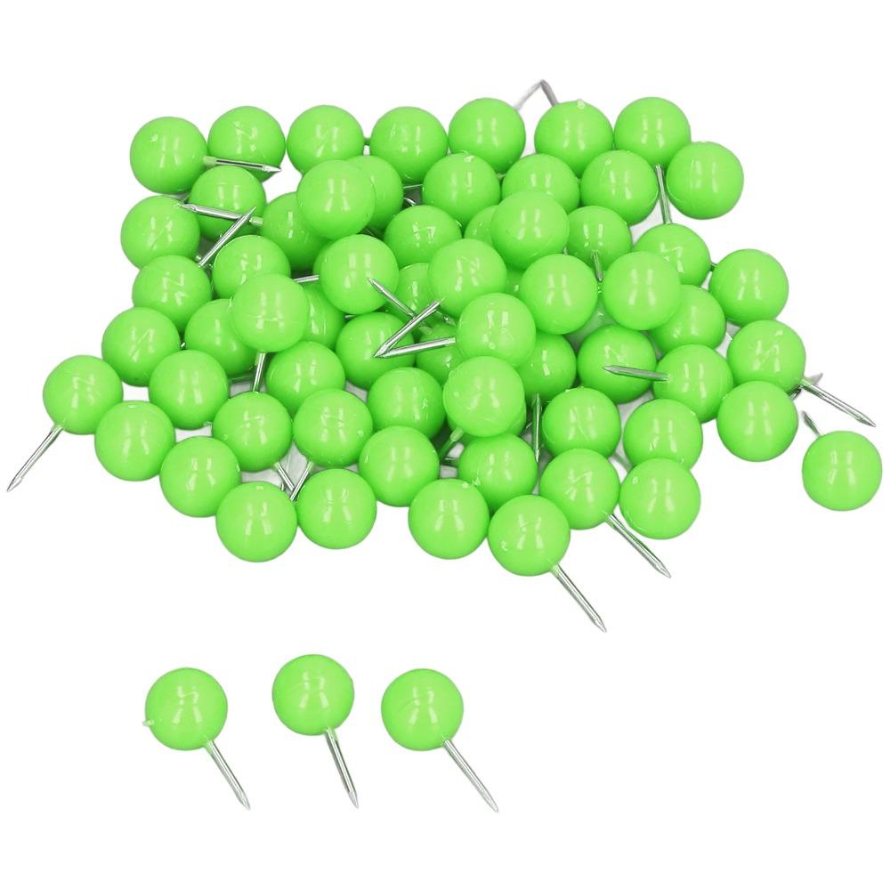 100Pcs Round head Push Pin 9.5*20mm Map Pin Boxed pin Decorative Tack Art arrangement