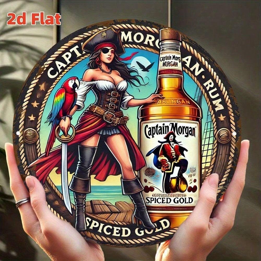 

Metal Poster Wall Art Retro Rum Advert 20x30cm Vintage Tin Sign Bar Home Decor