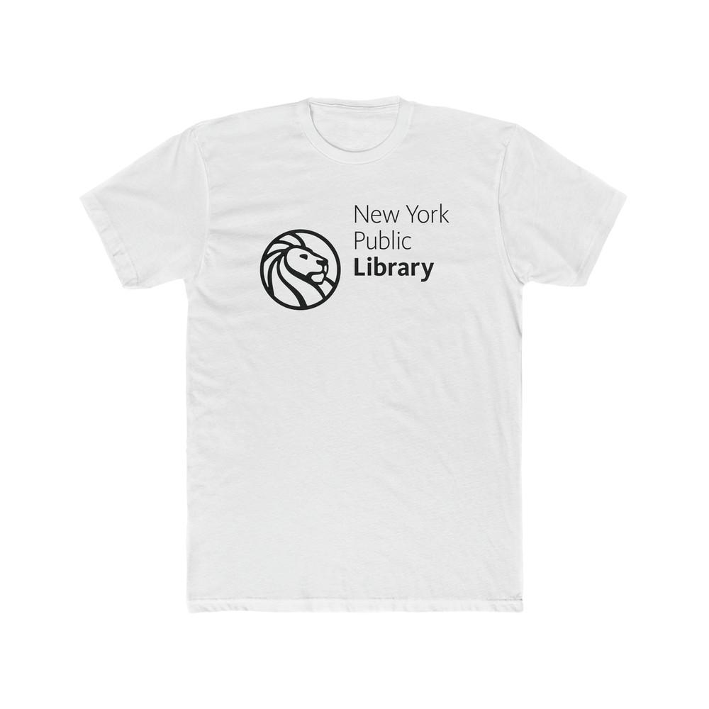 New York Public Library New York City Men#039;s Cotton Crew Tee Unisex T-Shirt XL