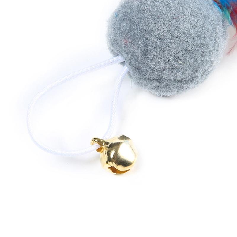 10 Pack Charm Replacement with Bells and Ball for Interactive Cats Toy Entertainment Toy Length 7.1"