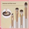 15-Piece Soft-Bristled Eyeshadow Brush Set: Ideal for Beginners, Includes Nose Shadow, Smudge, Detail, and Eyeliner Brushes.