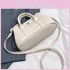 Solid Color Pu Crossbody Bag With Stitching For Daily Casual Wear