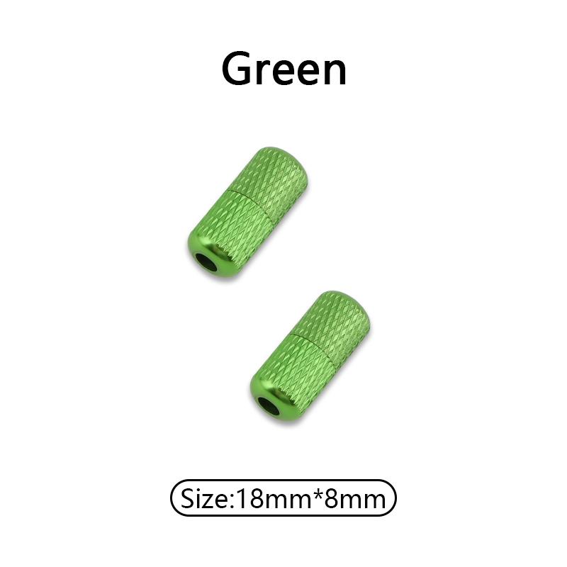 1 Pair Aluminum Capsules Lock Shoelaces Sneakers Buckle Metal No Tie Shoe Laces Colorful Lock Buckle Kits Shoelace Accessories