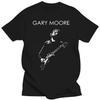 Vtg GARY MOORE Live In Tour Cotone Pesante Nero Tutte le Taglie Unisex Maglietta MM1331