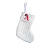 Kids' Embroidered White Knit Christmas Stocking - Holiday Decor