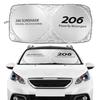 For Peugeot 307 308 206 208 rcz Rifter 207 107 108 Anti-UV Accessories Car Sun Visor Front Windshield Car AQ Windshield Sunshade