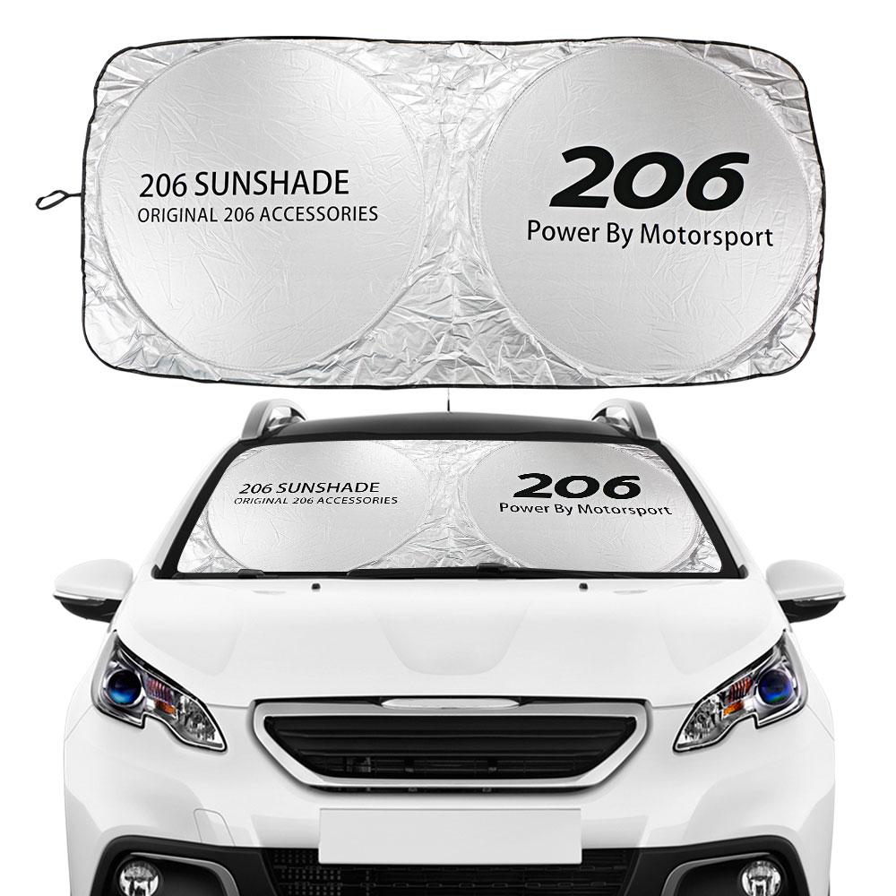 For Peugeot 307 308 206 208 rcz Rifter 207 107 108 Anti-UV Accessories Car Sun Visor Front Windshield Car AQ Windshield Sunshade