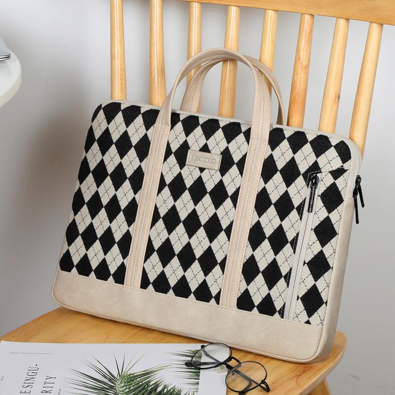 

Shenglango Lightweight Leatherette Laptop Tote Bag 13 inch