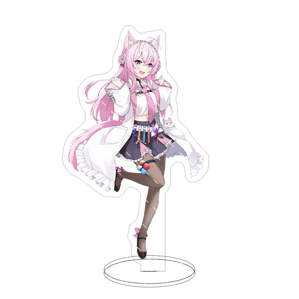 15cm Hololi Virtual Hostess New Cartoon Characters Acrylic Cosplay Stand Model Creative Office Decorations Cute Permanent Recording Fans