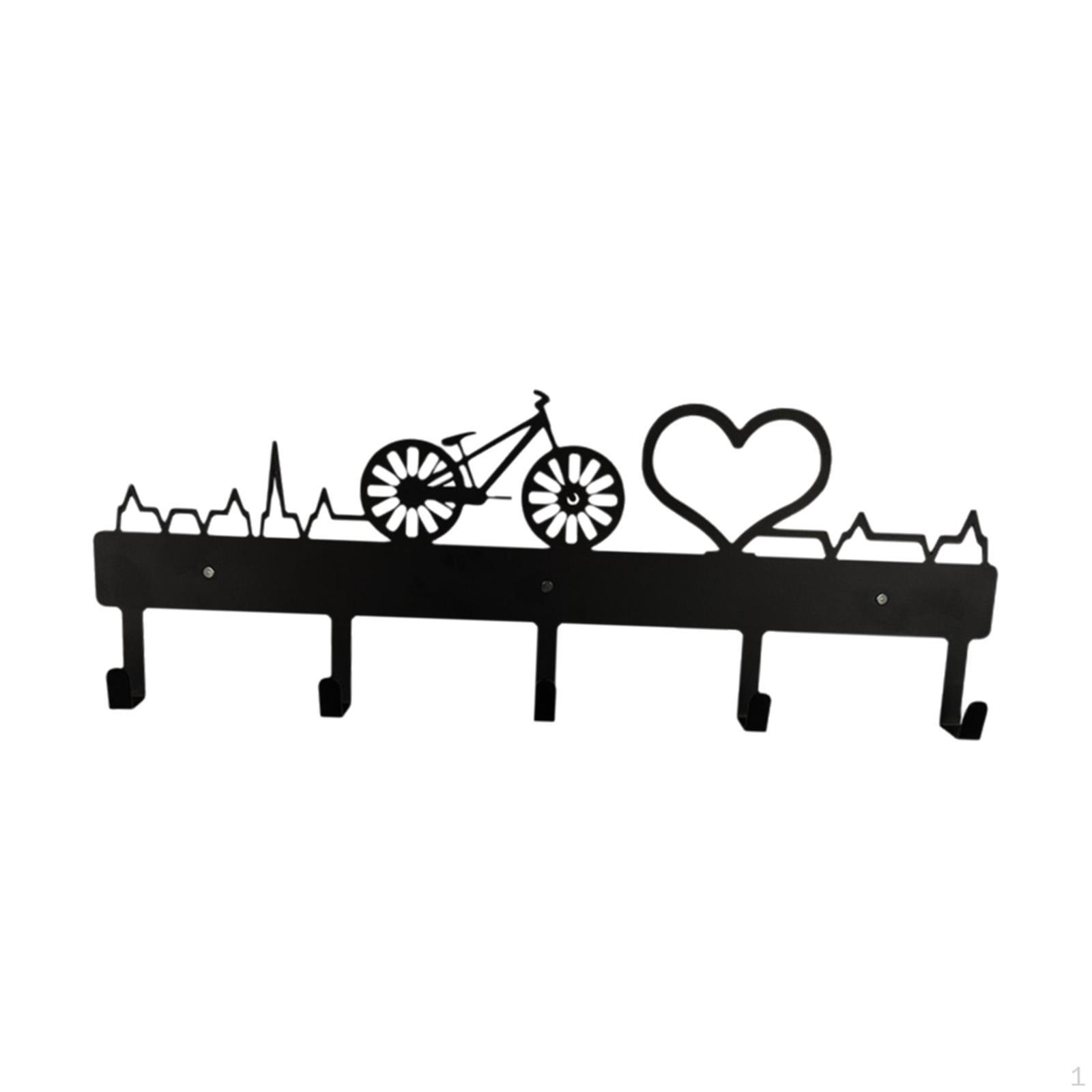 

Железная стойка для ключей и сумок в прихожей кухни bike