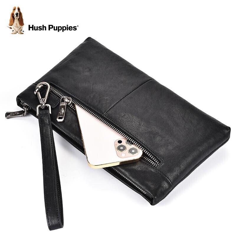 Hush Puppies Men's Genuine Leather Clutch Bag