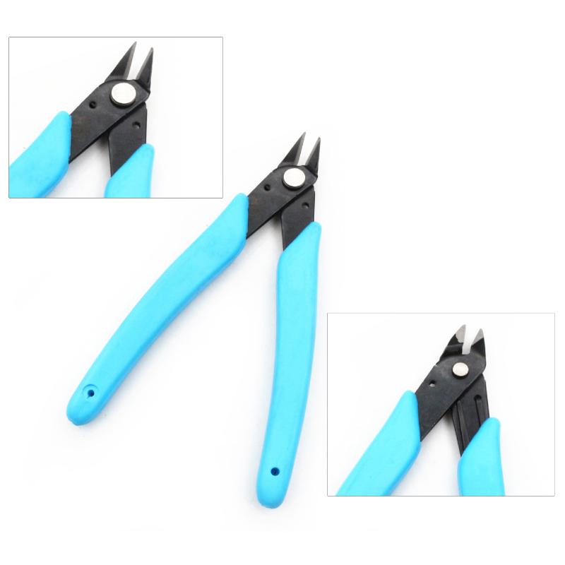 1PCS Bule Flush Side Shear Cutter Clipper Pinze per bordare per gioielli Strumenti di filo metallico Pinze per gioielli Kit di strumenti e attrezzature