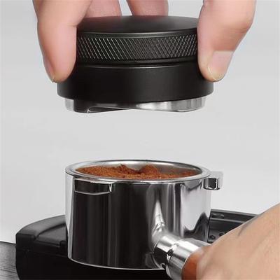 Espresso 51/53/58mm Coffee Distributor Leveler Fits Tool Stainless Steel Coffee Tamper Adjustable 3 Angled Slopes Palm Tamper