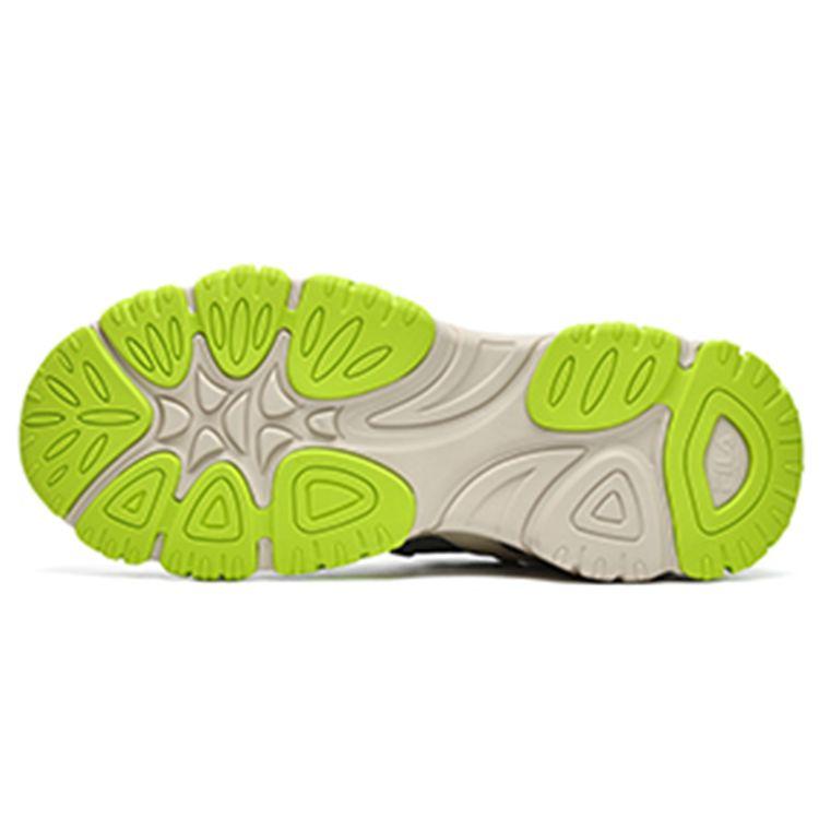 Fila Fluid 4 Cat Paw 4.0 Mesh Fabric Synthetic Leather Retro Low-Top Lifestyle Shoes Men Sneaker Gray White F12M232127FMW