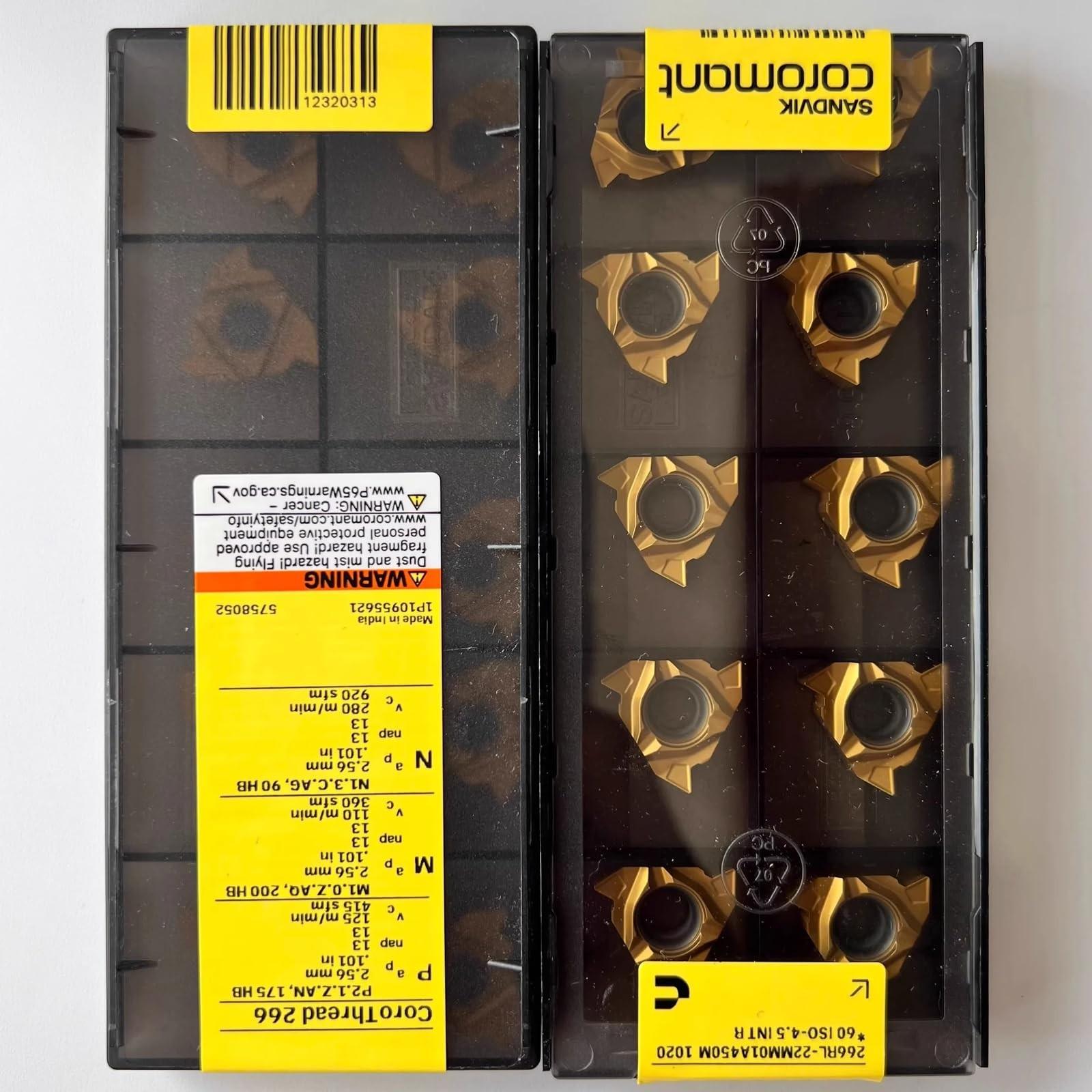 

Оригінальна Sandvik / 266RL-22MM01A450M 1020 твердосплавна пластина для токарного верстата з ЧПУ 10 шт.