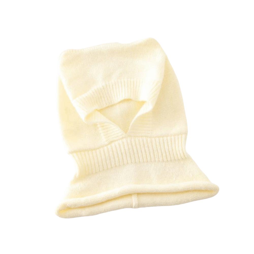 Ear Protection Baby Balaclava Hat Solid Color Knit Cap Scarf New Winter Toddler Hat Boy Girl