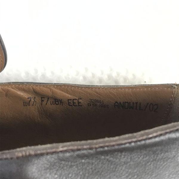 80er-90er Jahre Hergestellt in der Schweiz BALLY Leder Slipper Herren 7.5F 26.0-26.5 Schwarz(GEBRAUCHT)