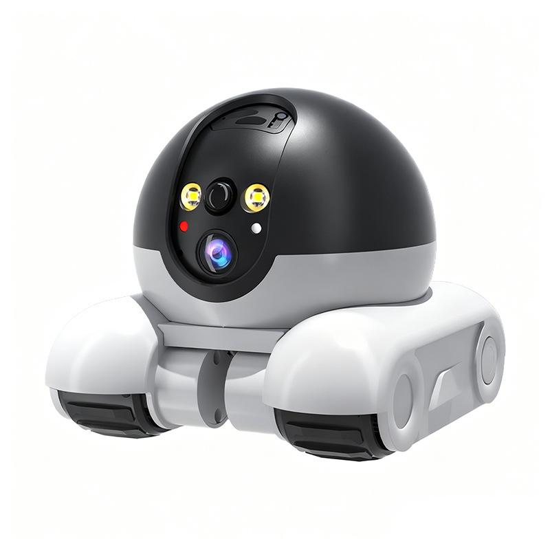 Pet-Style Dual-Lens Surveillance Camera with 360° View and Intelligent Remote Monitoring