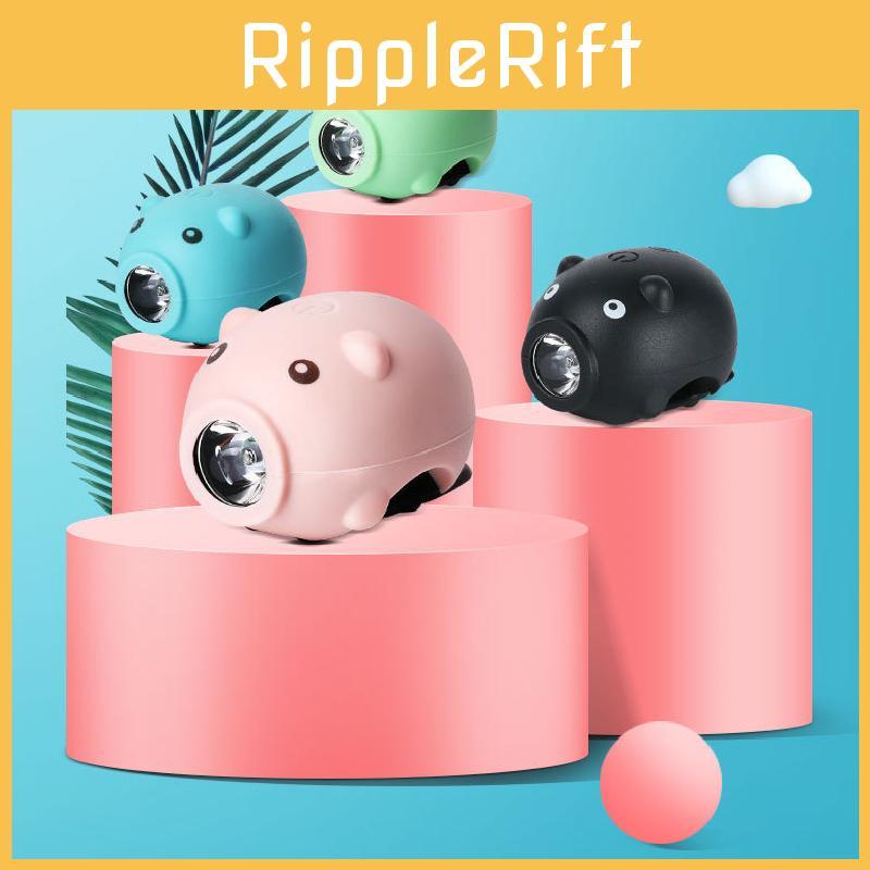 Pig Cycling Children Light Led Rechargeable Torch For Night Riding Outdoors And