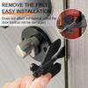 1 Pc Door Lock Anti-Theft Door Stopper Safety Device Portable Security Lock Gold/black For Travel Trip Home Hotel Supplies