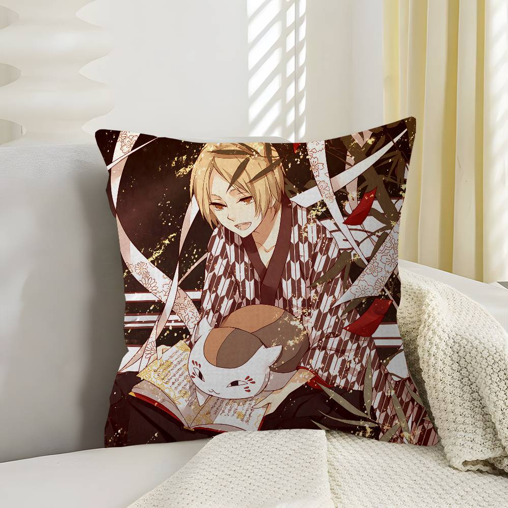 Natsume Yuujinchou Cartoon Cushion Cover Pillow Cover Decor Pillowcase Printed Cushion Case for Couch