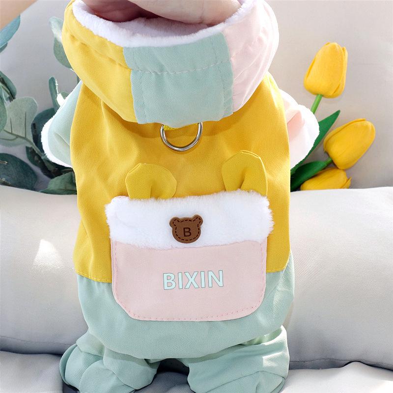 Winter Four-Legged Dog Clothes for Small Breeds: Bichon, Teddy, Pomeranian, Schnauzer